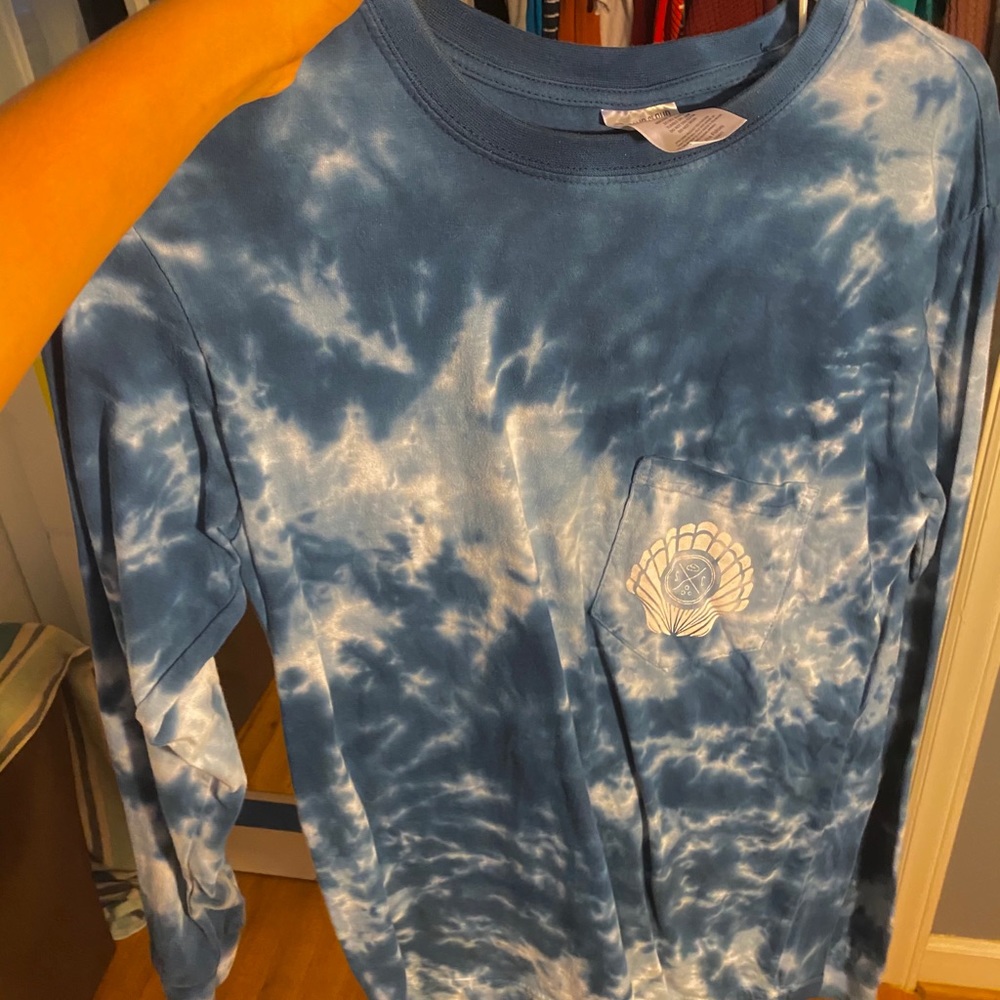 sand cloud tie dye tee shell